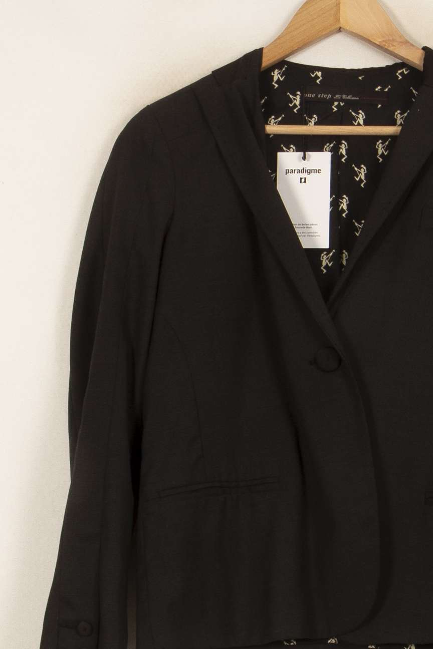 Blazer Noir - Taille S/36 de la marque One Step | PARAD41758 - Vendu par Paradigme - Image 3