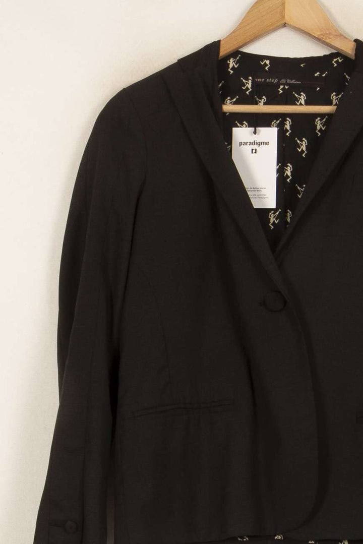 Blazer Noir - Taille S/36 de la marque One Step | PARAD41758 - Vendu par Paradigme - Image 3