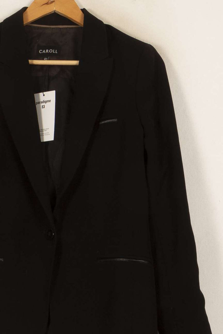 Blazer Noir - Taille XL/42 de la marque Caroll | PARAD41767 - Vendu par Paradigme - Image 3