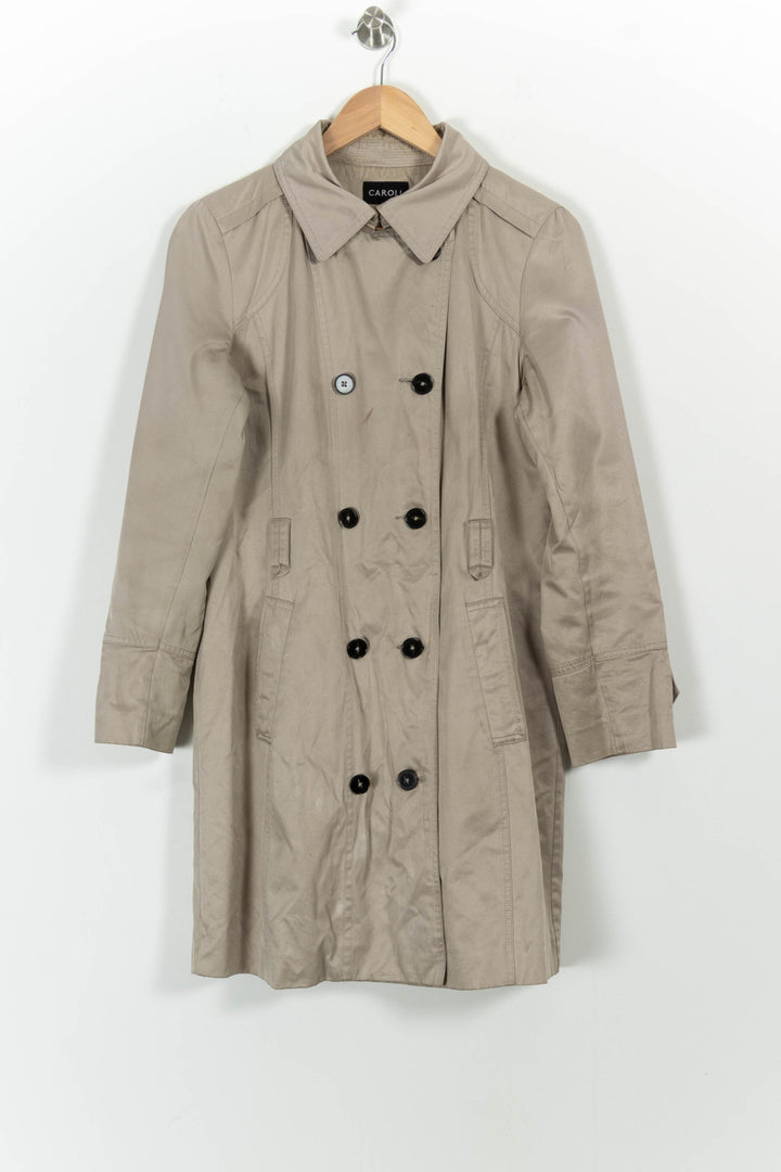 Trench Beige - Taille L/40 de la marque Caroll | PARAD41768 - Vendu par Paradigme - Image 2