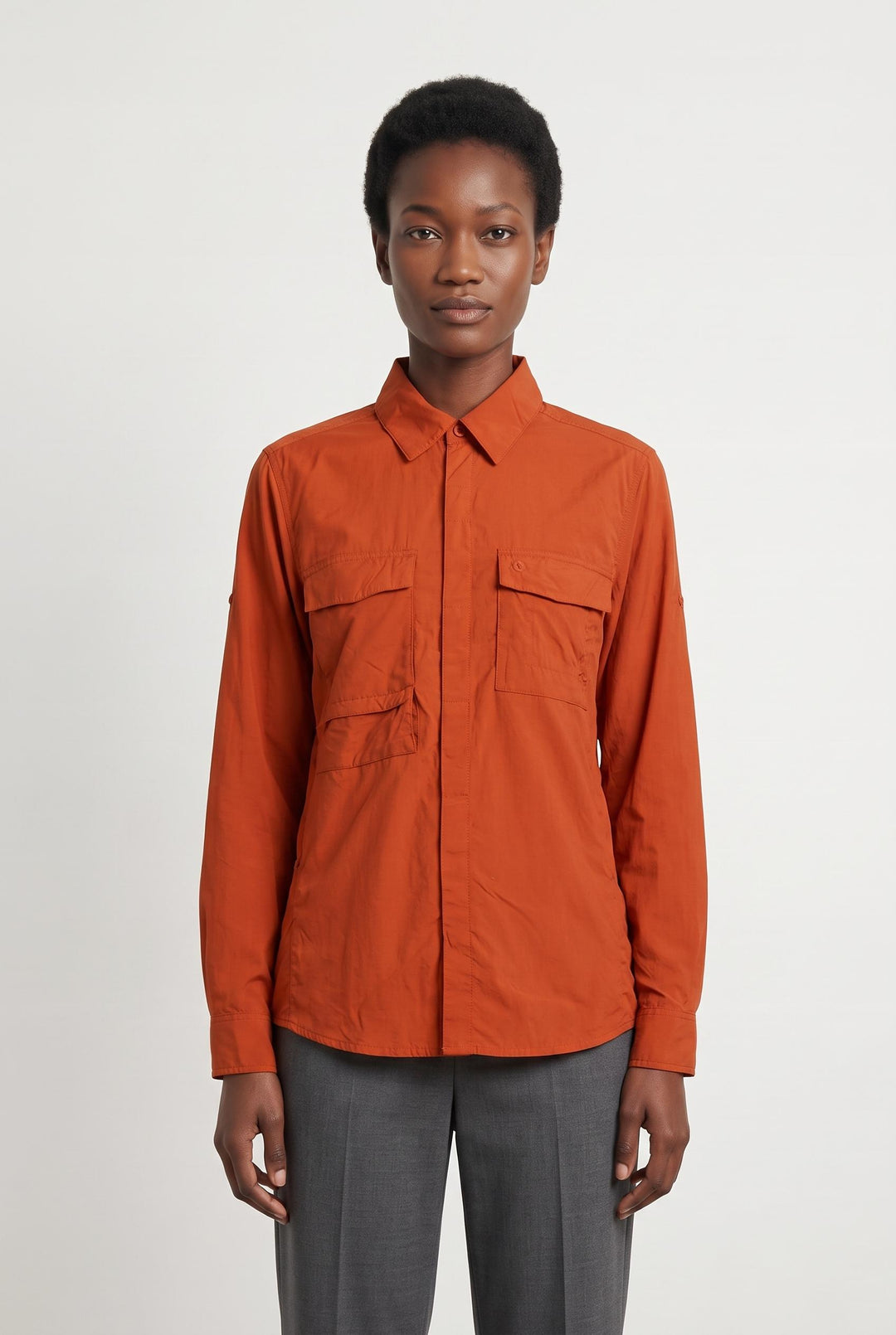 Chemise orange - Taille S/36 de la marque Aigle | PARAD41781 - Vendu par Paradigme - Image 1