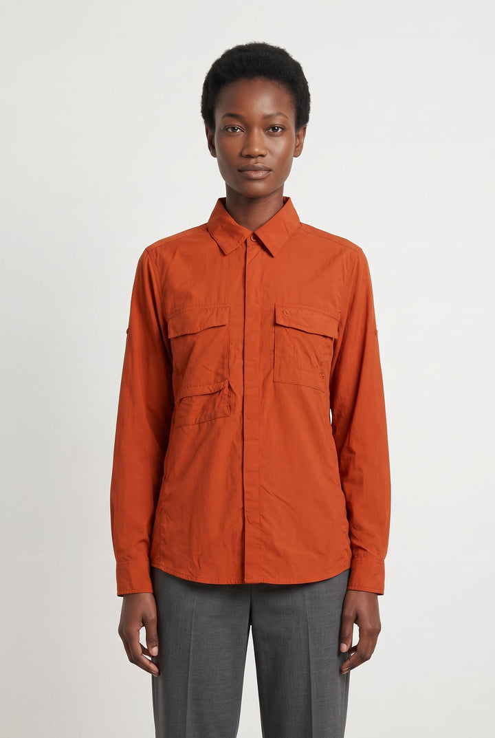 Chemise orange - Taille S/36 de la marque Aigle | PARAD41781 - Vendu par Paradigme - Image 1