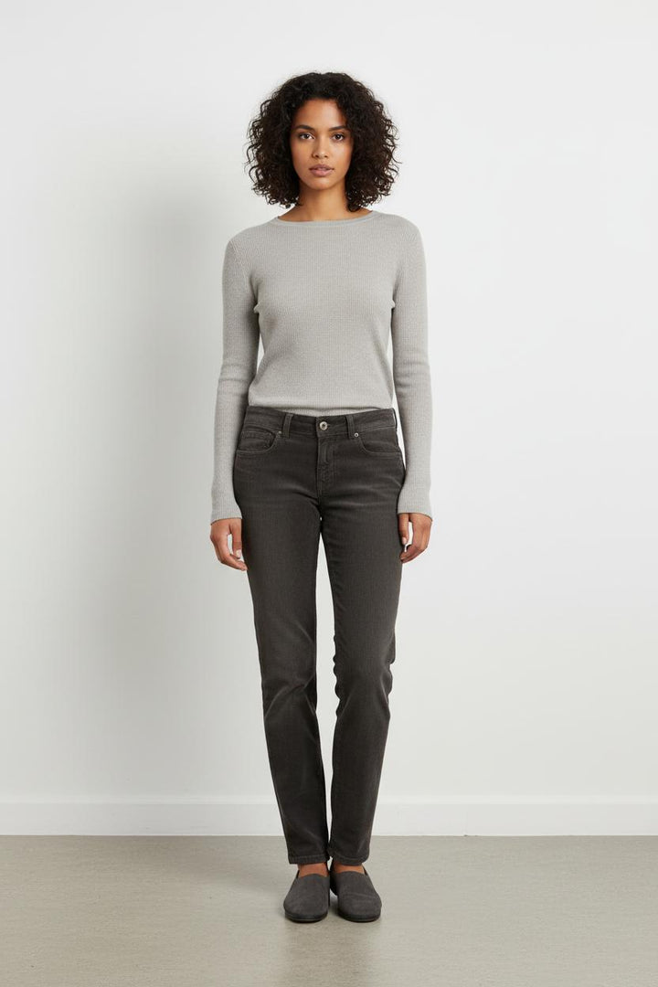 Pantalon côtelé gris - Taille M/38