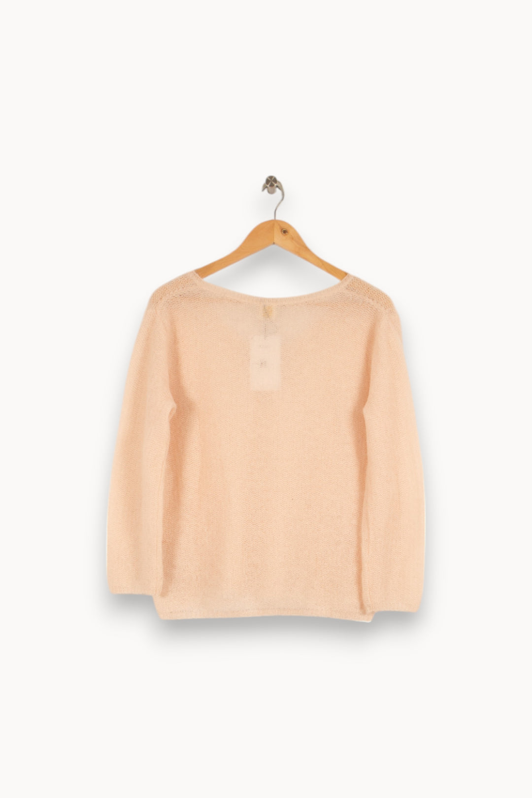 Pull en maille rose clair - Taille S/36 de la marque Des petits hauts | PARAD41806 - Vendu par Paradigme - Image 3