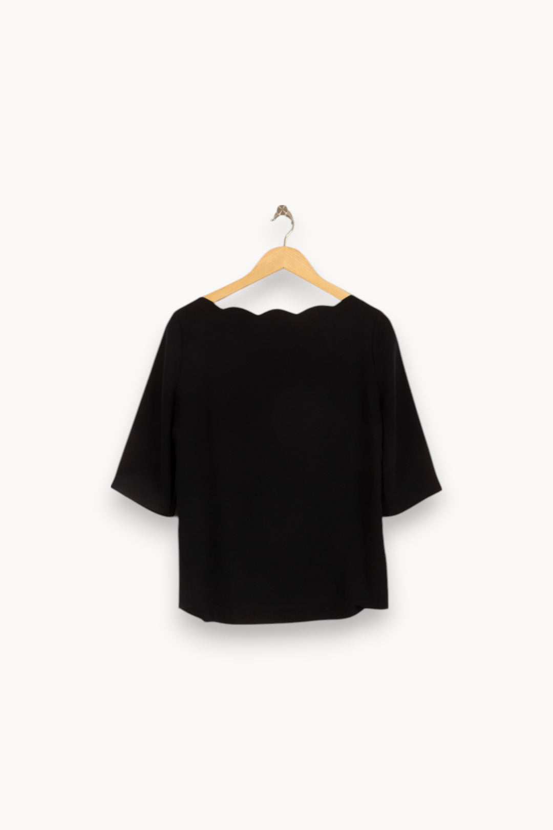 Blouse Noire - Taille L/40 de la marque Claudie Pierlot | PARAD41823 - Vendu par Paradigme - Image 4