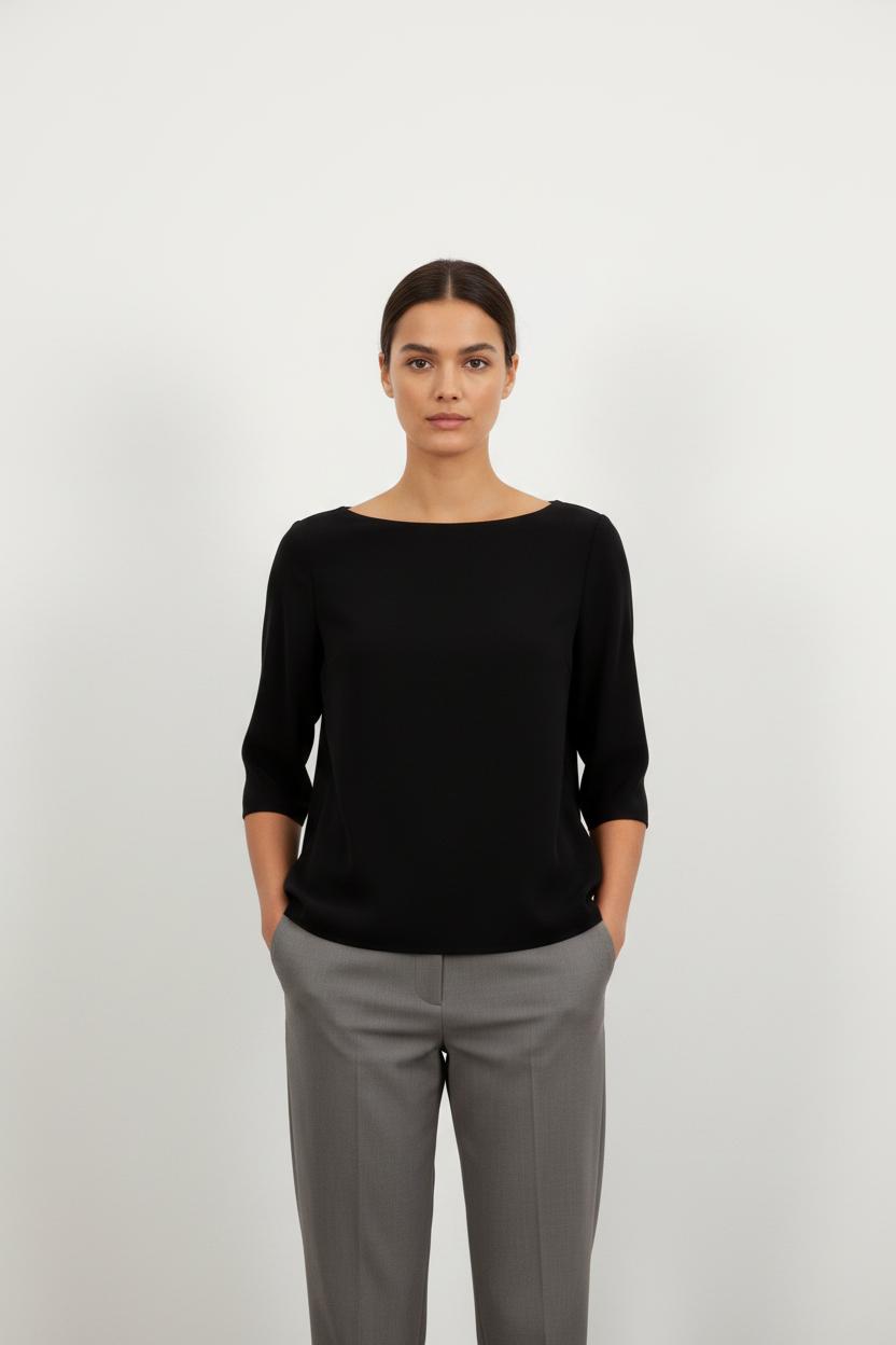 Blouse Noire - Taille L/40