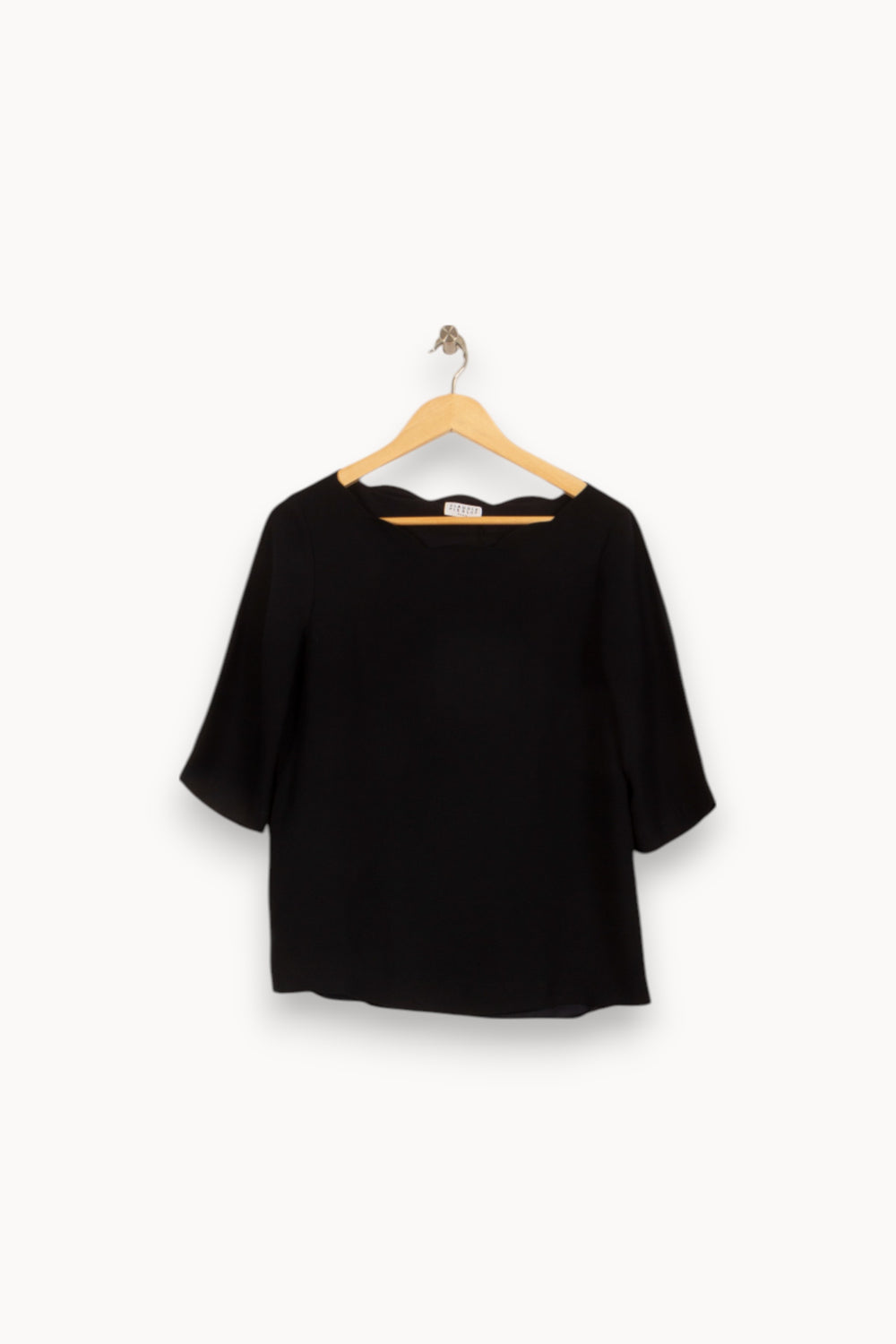 Blouse Noire - Taille L/40 de la marque Claudie Pierlot | PARAD41823 - Vendu par Paradigme - Image 2