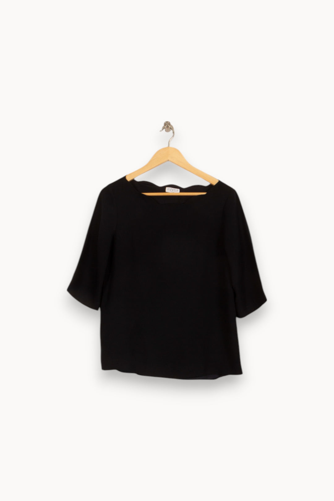 Blouse Noire - Taille L/40 de la marque Claudie Pierlot | PARAD41823 - Vendu par Paradigme - Image 2