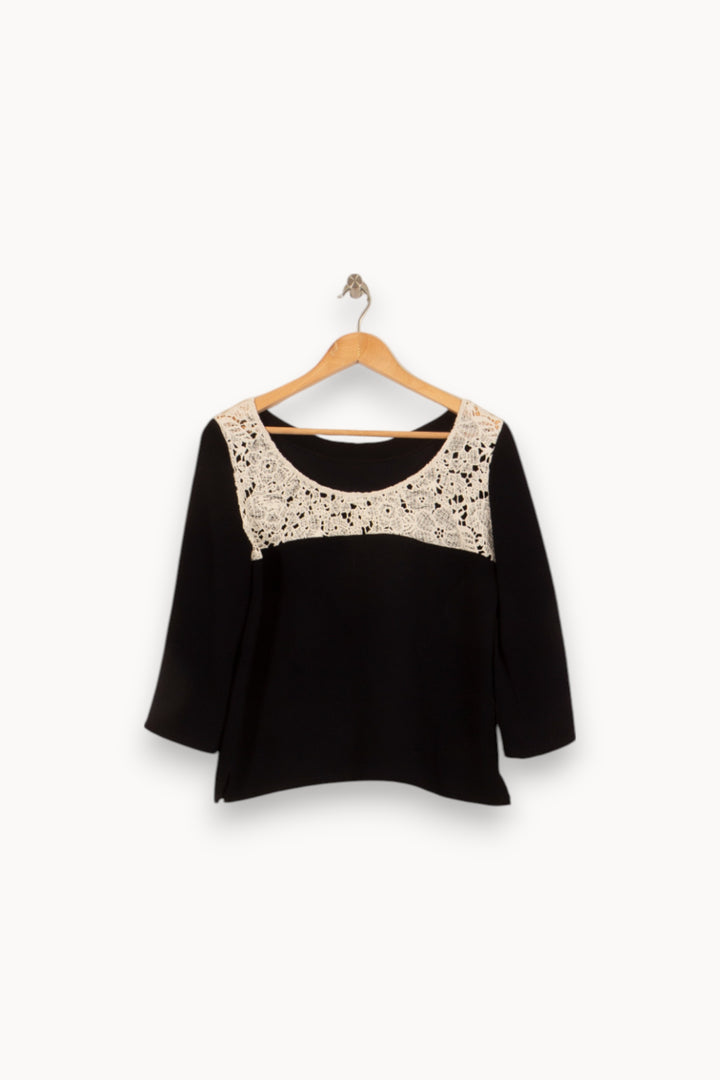 Blouse Noire - Taille M/38 de la marque Pablo | PARAD41824 - Vendu par Paradigme - Image 4