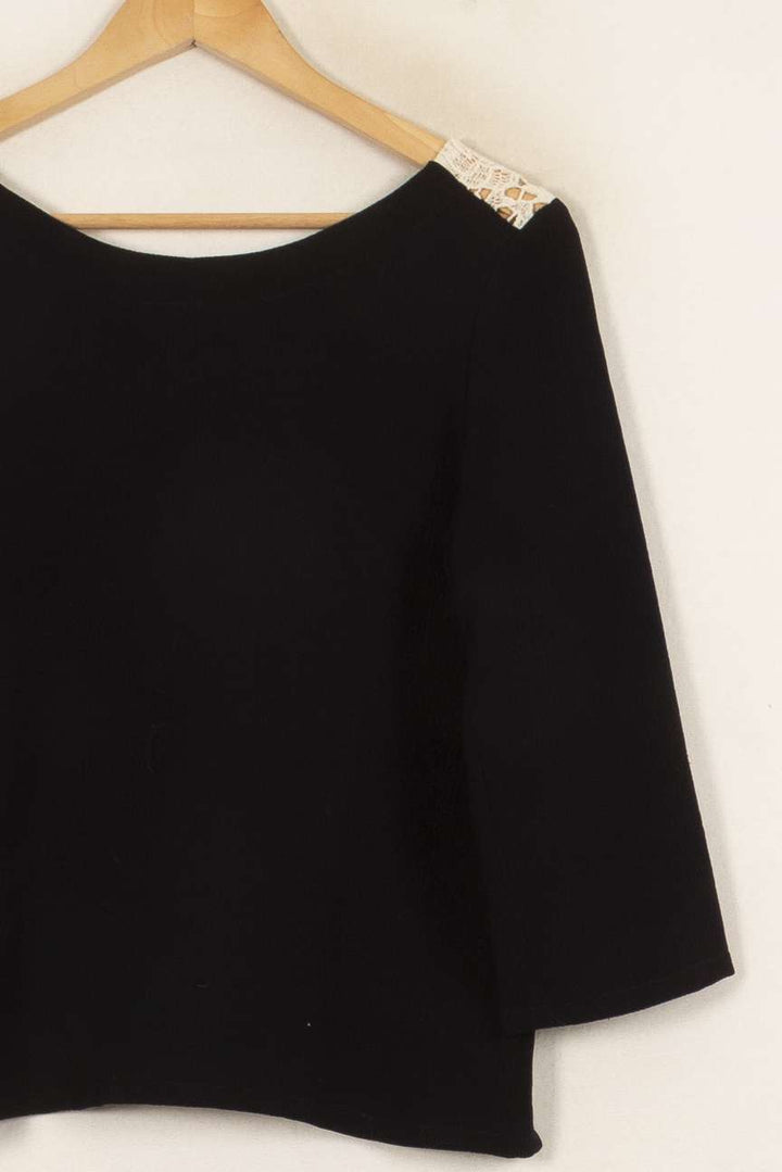 Blouse Noire - Taille M/38 de la marque Pablo | PARAD41824 - Vendu par Paradigme - Image 3