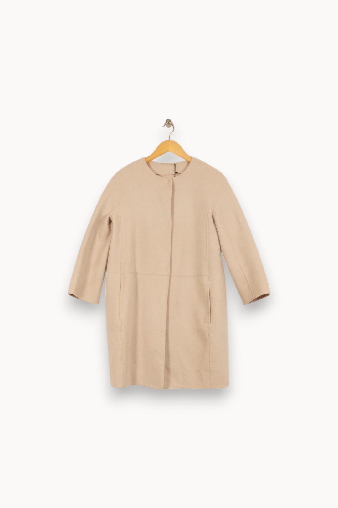 Manteau Beige - Taille M/38 de la marque Max Mara | PARAD41833 - Vendu par Paradigme - Image 2