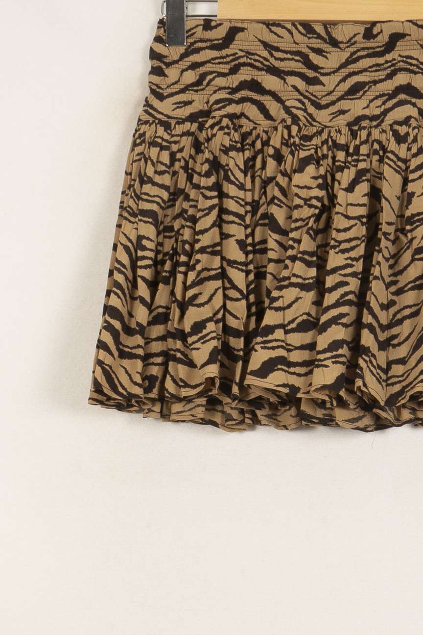 Jupe Courte Beige et Noire - Taille L/40 de la marque Zadig&Voltaire | PARAD41835 - Vendu par Paradigme - Image 3
