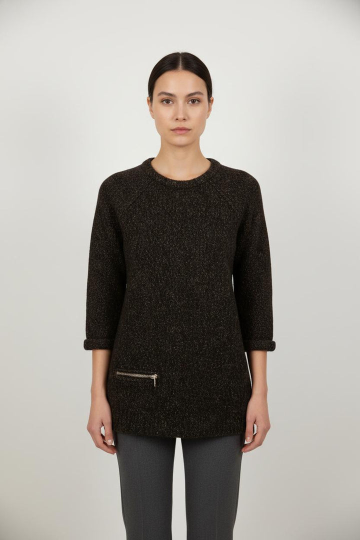 Pull Noir - Taille S/36