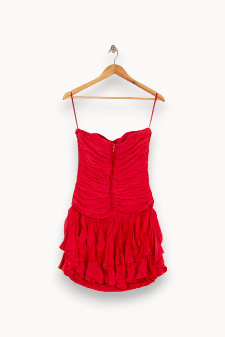 Robe Bustier Rouge - Taille L/40 de la marque Maje | PARAD41842 - Vendu par Paradigme - Image 4