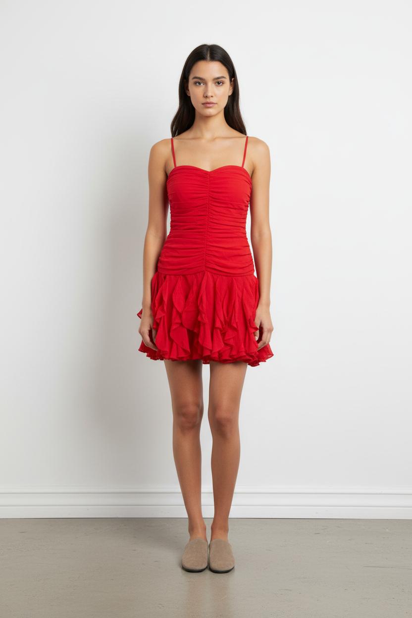 Robe Bustier Rouge - Taille L/40