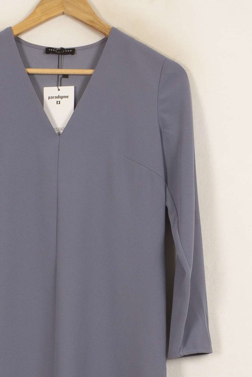 Robe Midi Bleue - Taille XS/34 de la marque Tara Jarmon | PARAD41844 - Vendu par Paradigme - Image 3