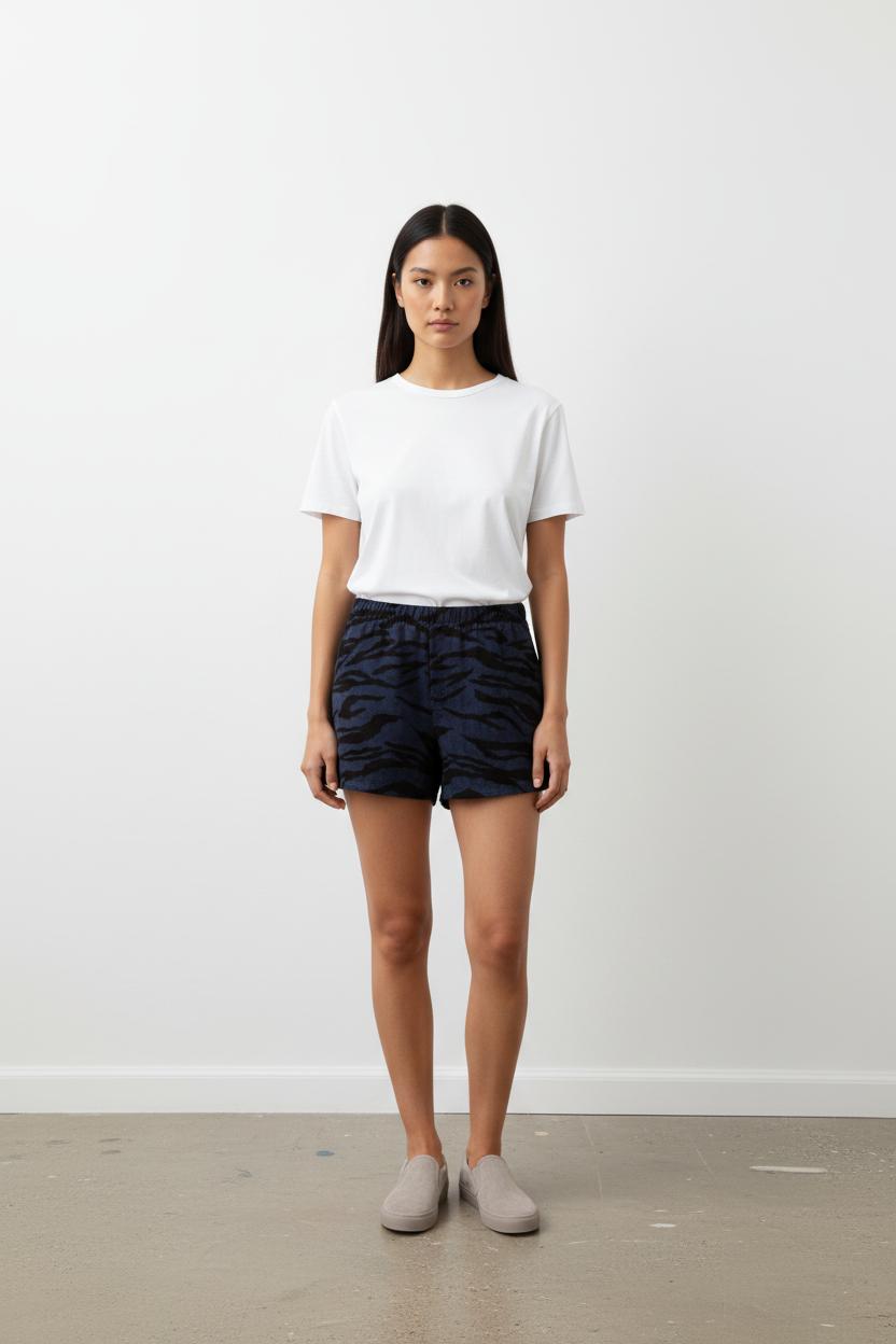 Short Bleu et Noir - Taille XS/34