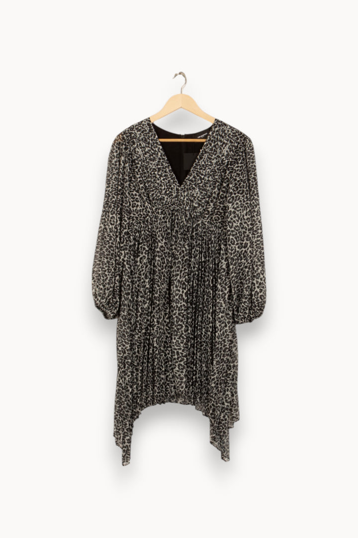 Robe Midi Grise - Taille L/40 de la marque The Kooples | PARAD41852 - Vendu par Paradigme - Image 2