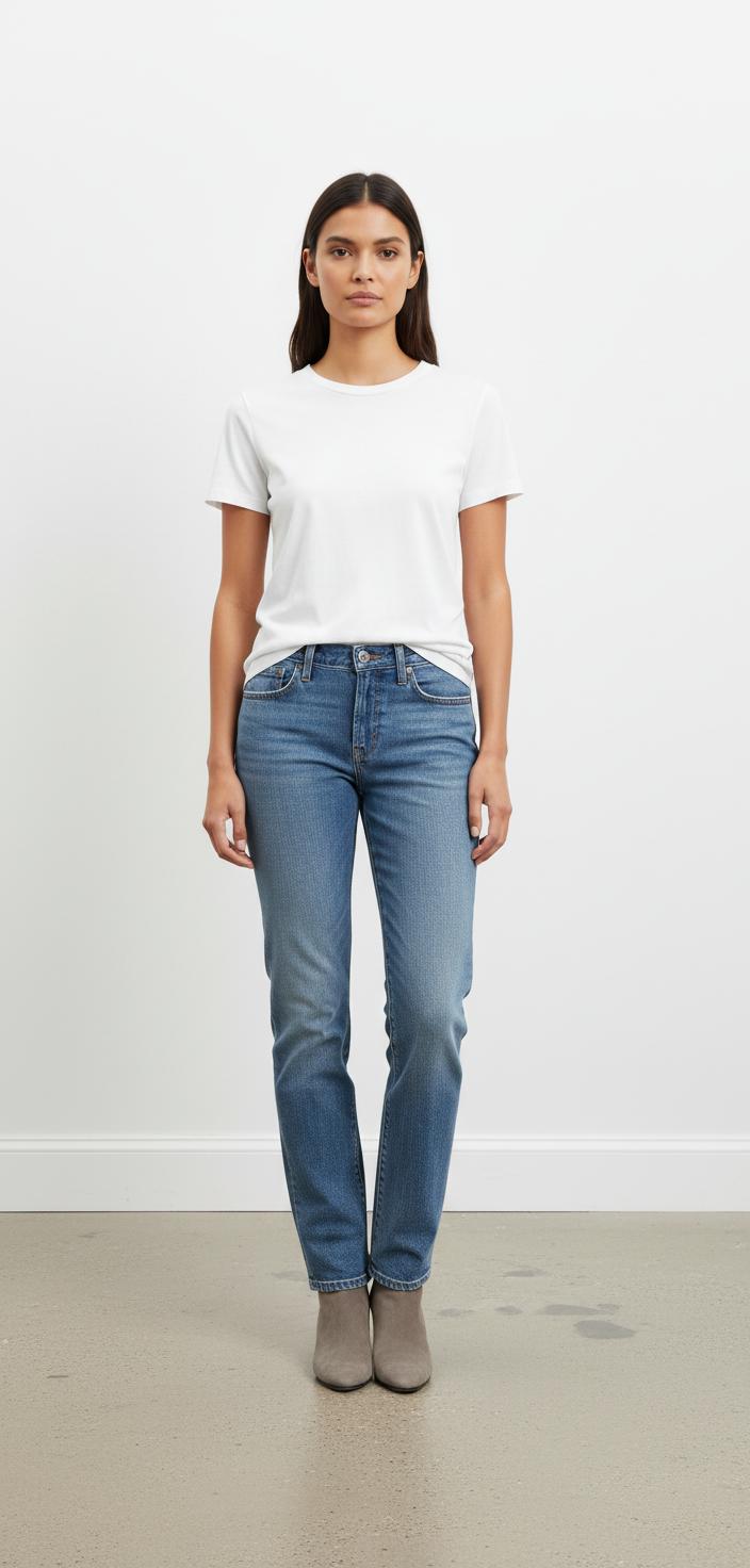 Jean Droit Bleu - Taille S/36