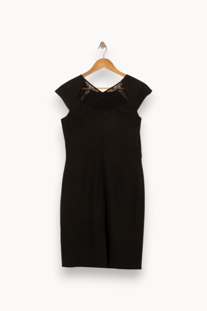 Robe Noire - Taille L/40 de la marque Caroll | PARAD41859 - Vendu par Paradigme - Image 4