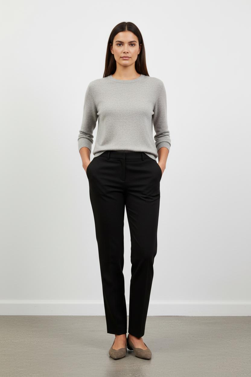 Pantalon De Tailleur Noir - Taille L/40