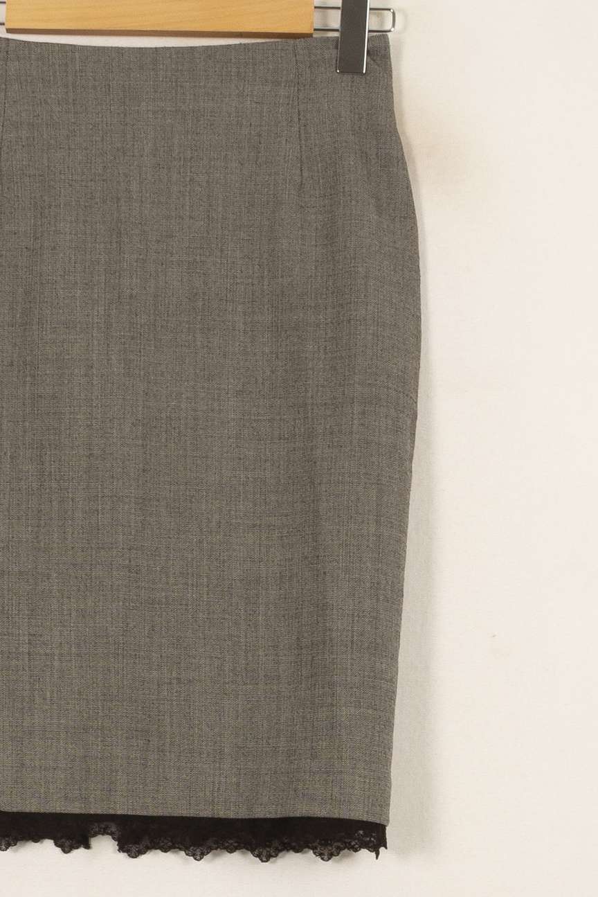 Jupe Crayon Grise - Taille S/36 de la marque Maison 123 | PARAD41865 - Vendu par Paradigme - Image 3