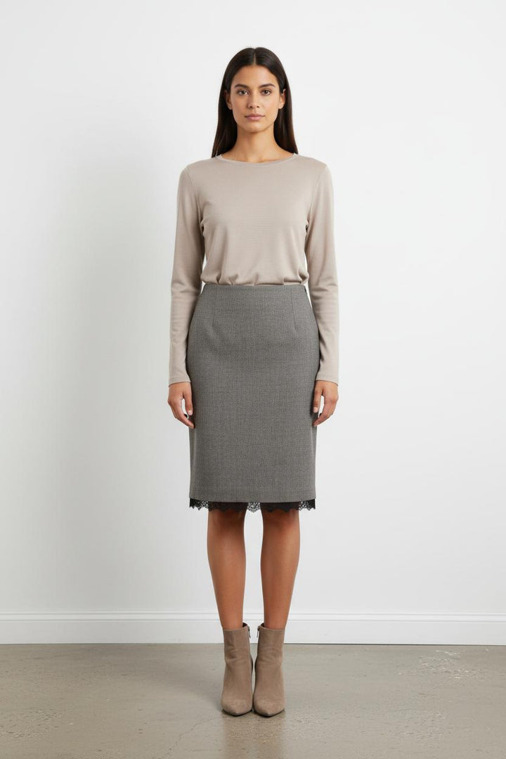 Jupe Crayon Grise - Taille S/36