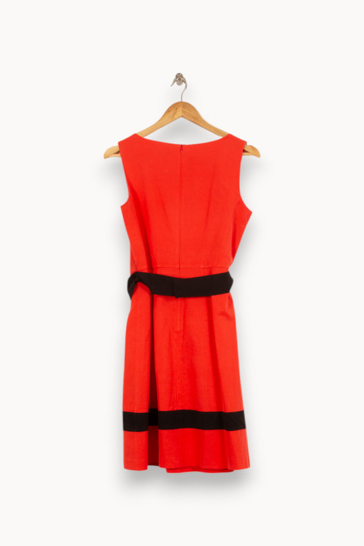 Robe Midi Rouge et Noire - Taille M/38 de la marque Maison 123 | PARAD41866 - Vendu par Paradigme - Image 4