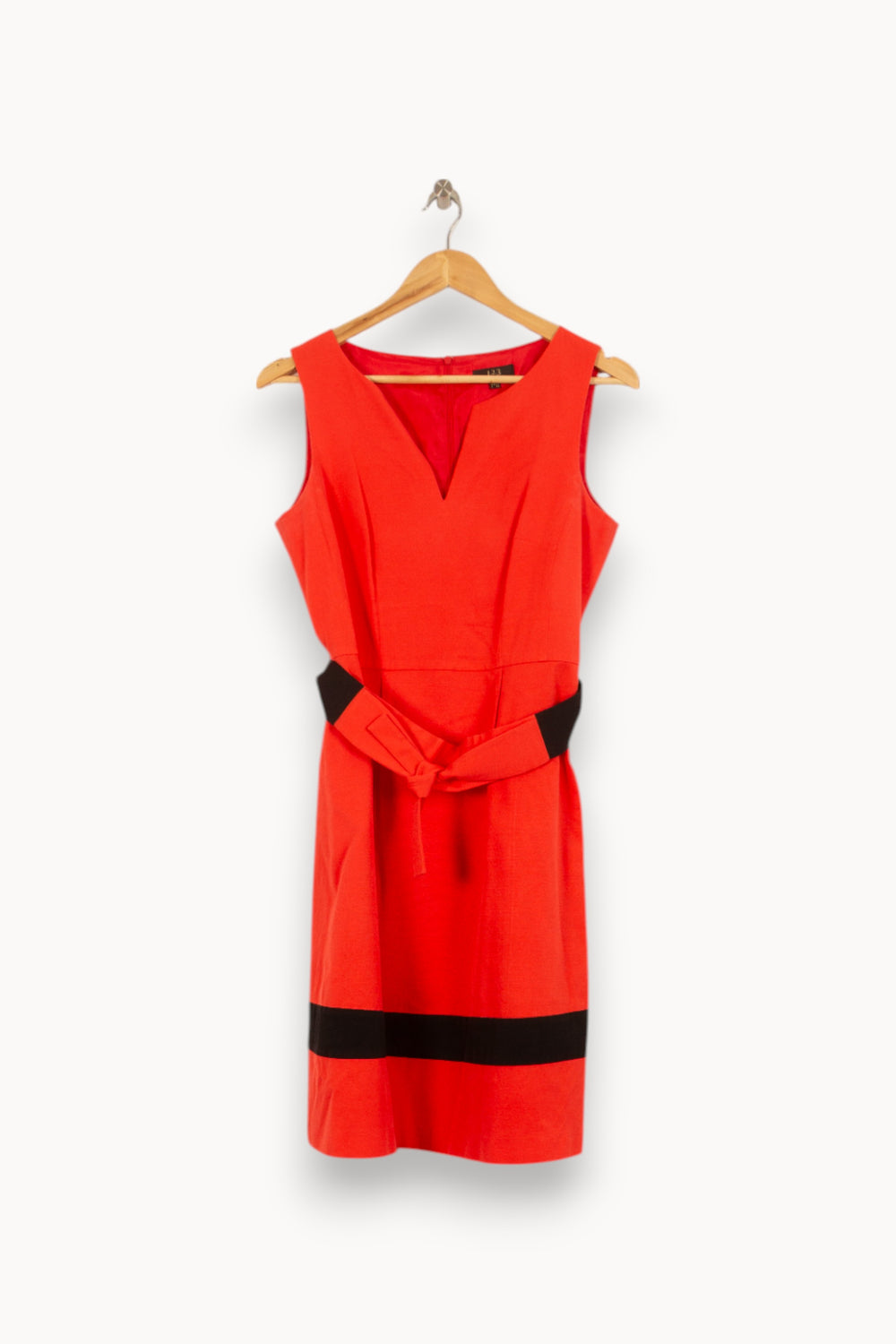 Robe Midi Rouge et Noire - Taille M/38 de la marque Maison 123 | PARAD41866 - Vendu par Paradigme - Image 2