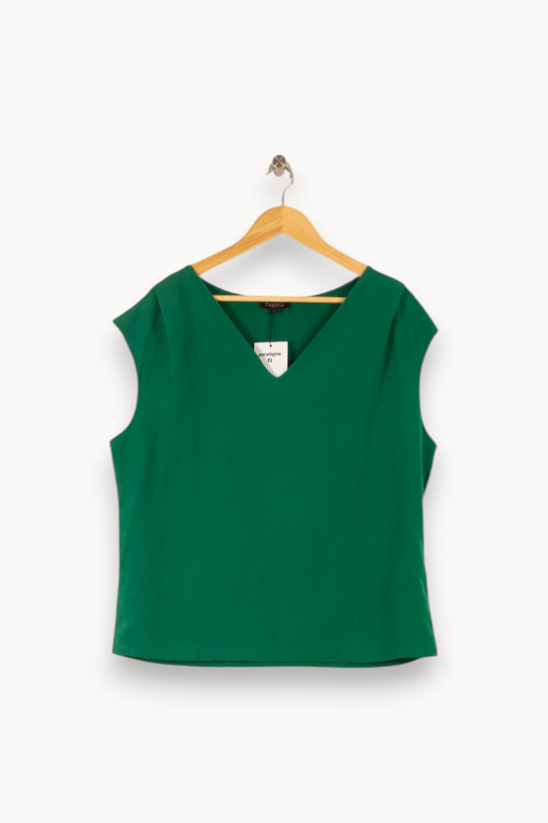 Top Vert - Taille L/40 de la marque Caroll | PARAD41870 - Vendu par Paradigme - Image 2