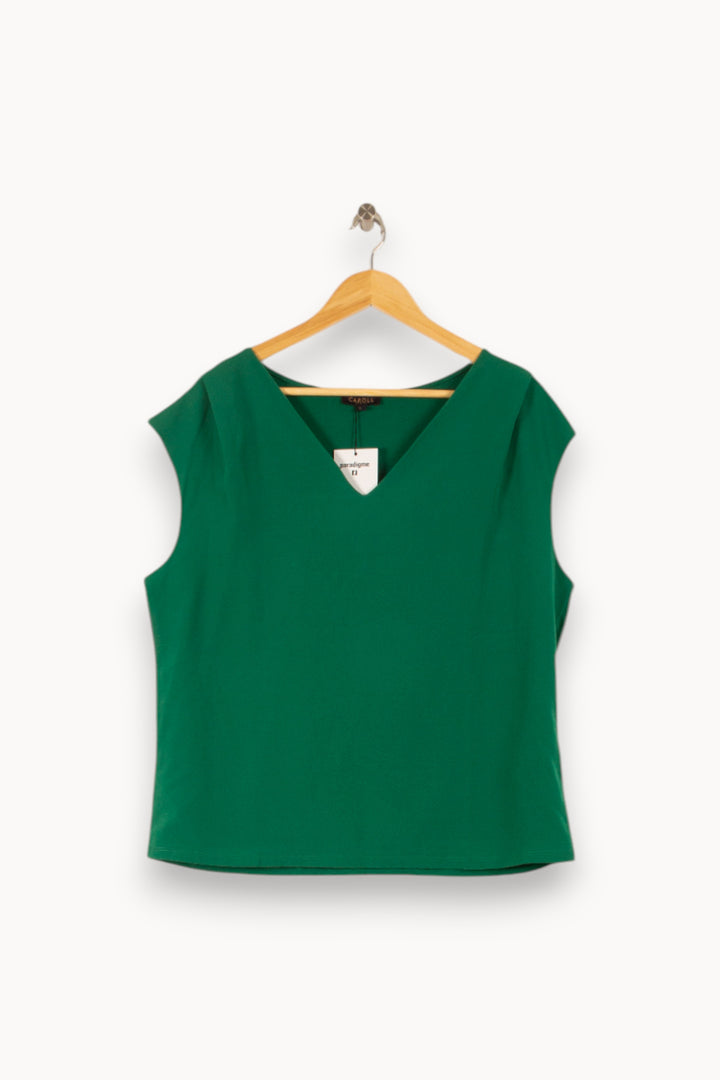 Top Vert - Taille L/40 de la marque Caroll | PARAD41870 - Vendu par Paradigme - Image 2