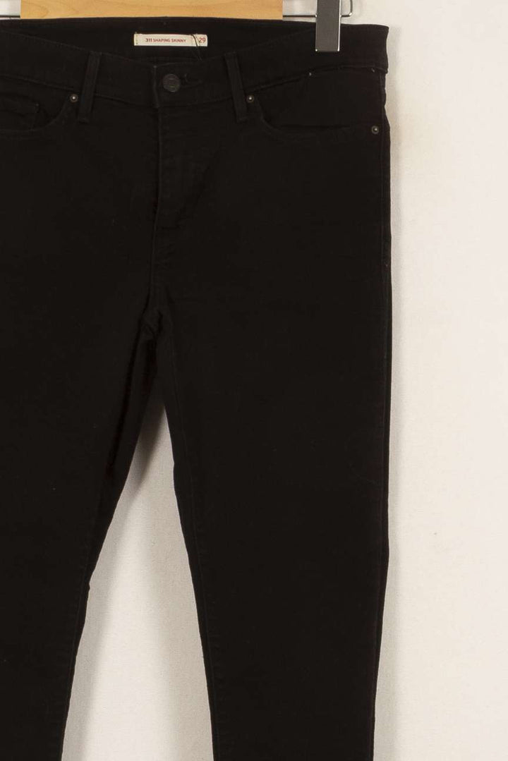 Jean Skinny Noir - Taille M/38 de la marque Levi's | PARAD41875 - Vendu par Paradigme - Image 3