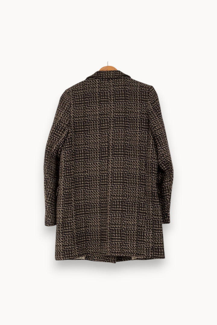 Manteau Noir et Blanc - Taille L/40 de la marque IKKS | PARAD41878 - Vendu par Paradigme - Image 4