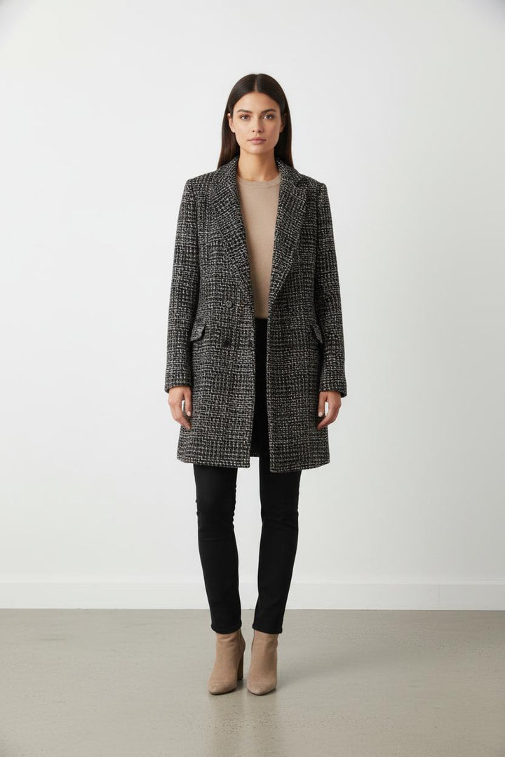 Manteau Noir et Blanc - Taille L/40