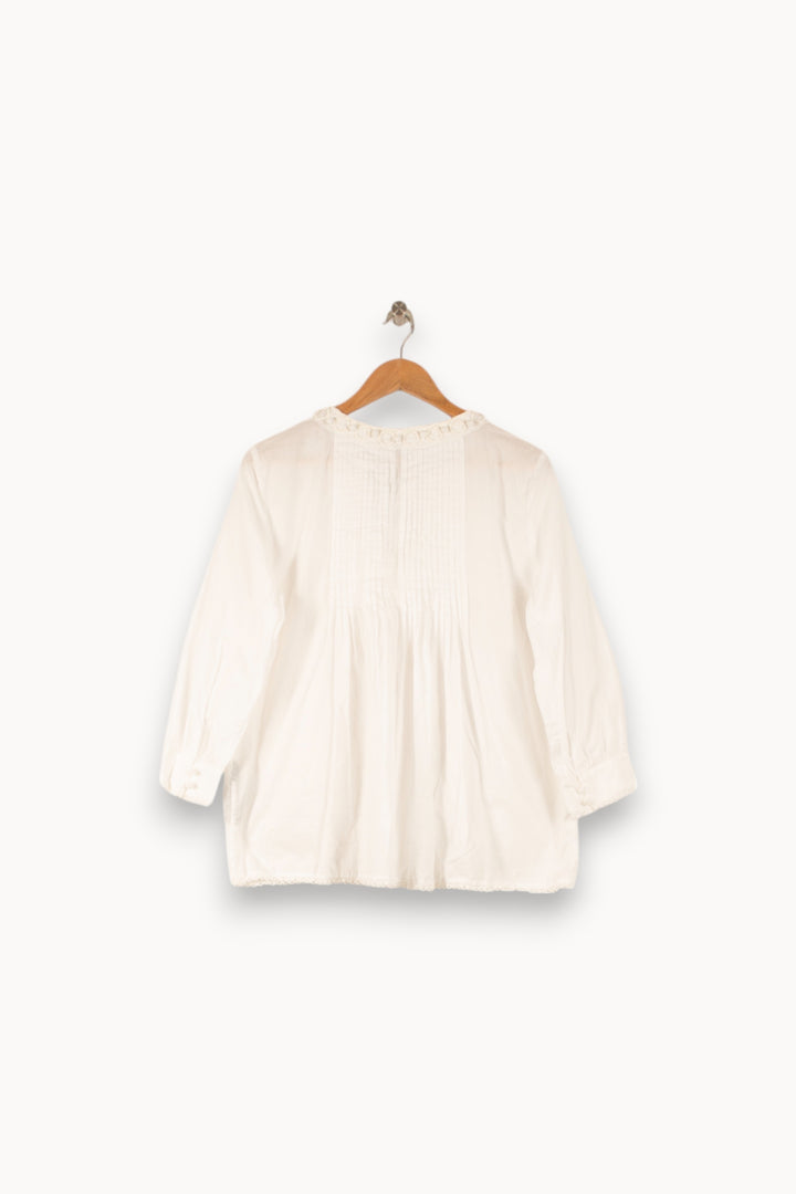 Blouse Blanche - Taille M/38 de la marque The Kooples | PARAD41885 - Vendu par Paradigme - Image 4
