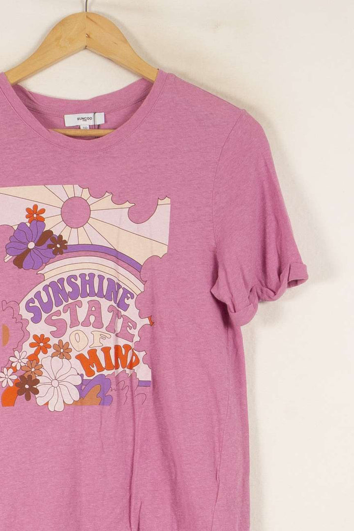Tee-shirt Rose - Taille XS/34 de la marque Suncoo | PARAD41887 - Vendu par Paradigme - Image 3