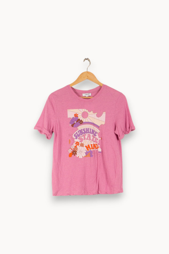Tee-shirt Rose - Taille XS/34 de la marque Suncoo | PARAD41887 - Vendu par Paradigme - Image 2
