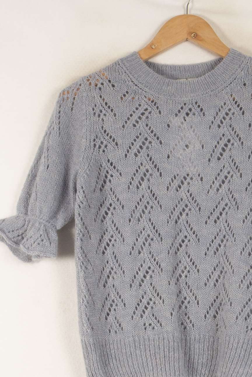Pull Bleu - Taille S/36 de la marque La Petite Etoile | PARAD41889 - Vendu par Paradigme - Image 3