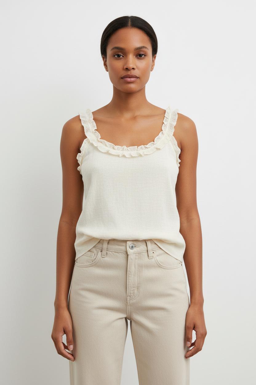 Débardeur Blanc - Taille L/40