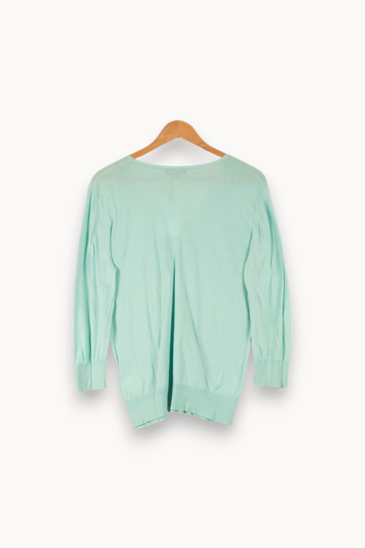 Pull Vert - Taille XXL/44 de la marque Caroll | PARAD41896 - Vendu par Paradigme - Image 4