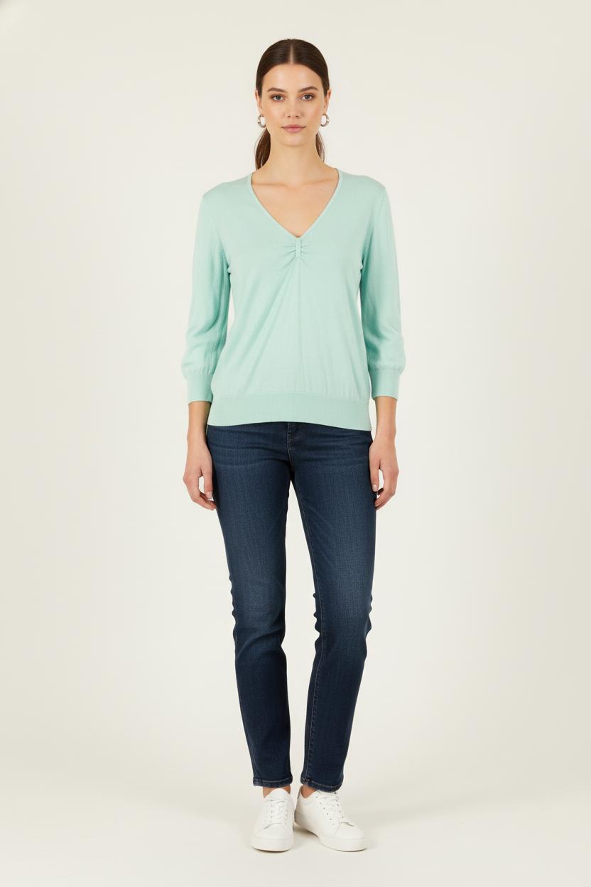 Pull Vert - Taille XXL/44 de la marque Caroll | PARAD41896 - Vendu par Paradigme - Image 1