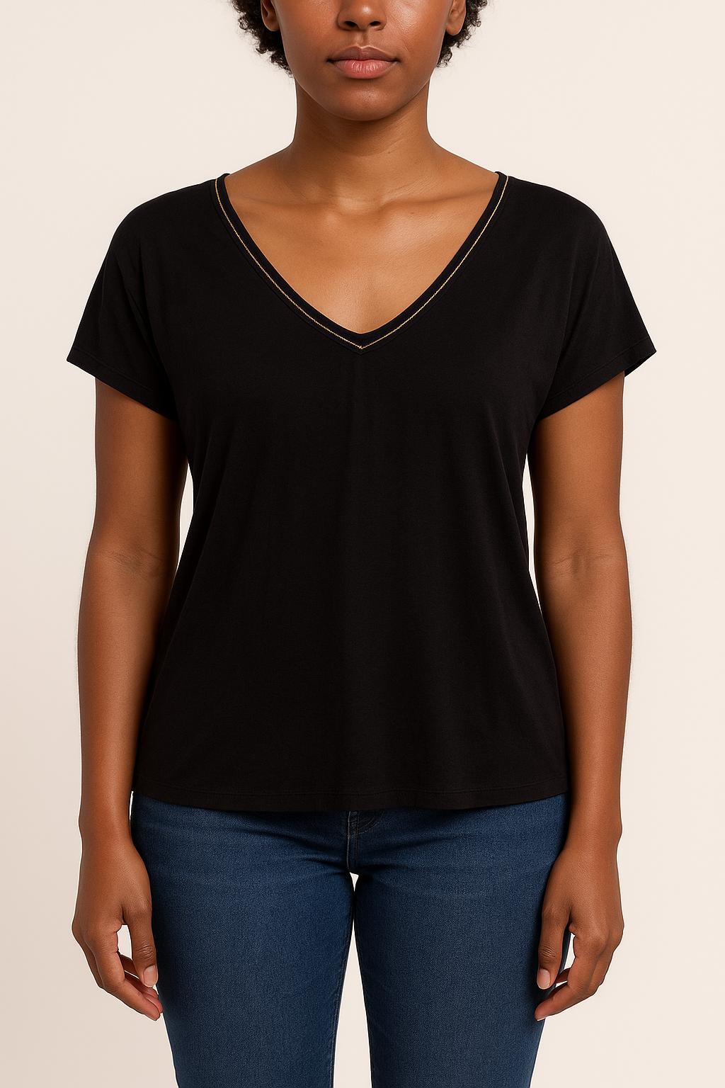 Tee-shirt Bleu - Taille XL/42 de la marque ZAPA | PARAD41898 - Vendu par Paradigme - Image 1