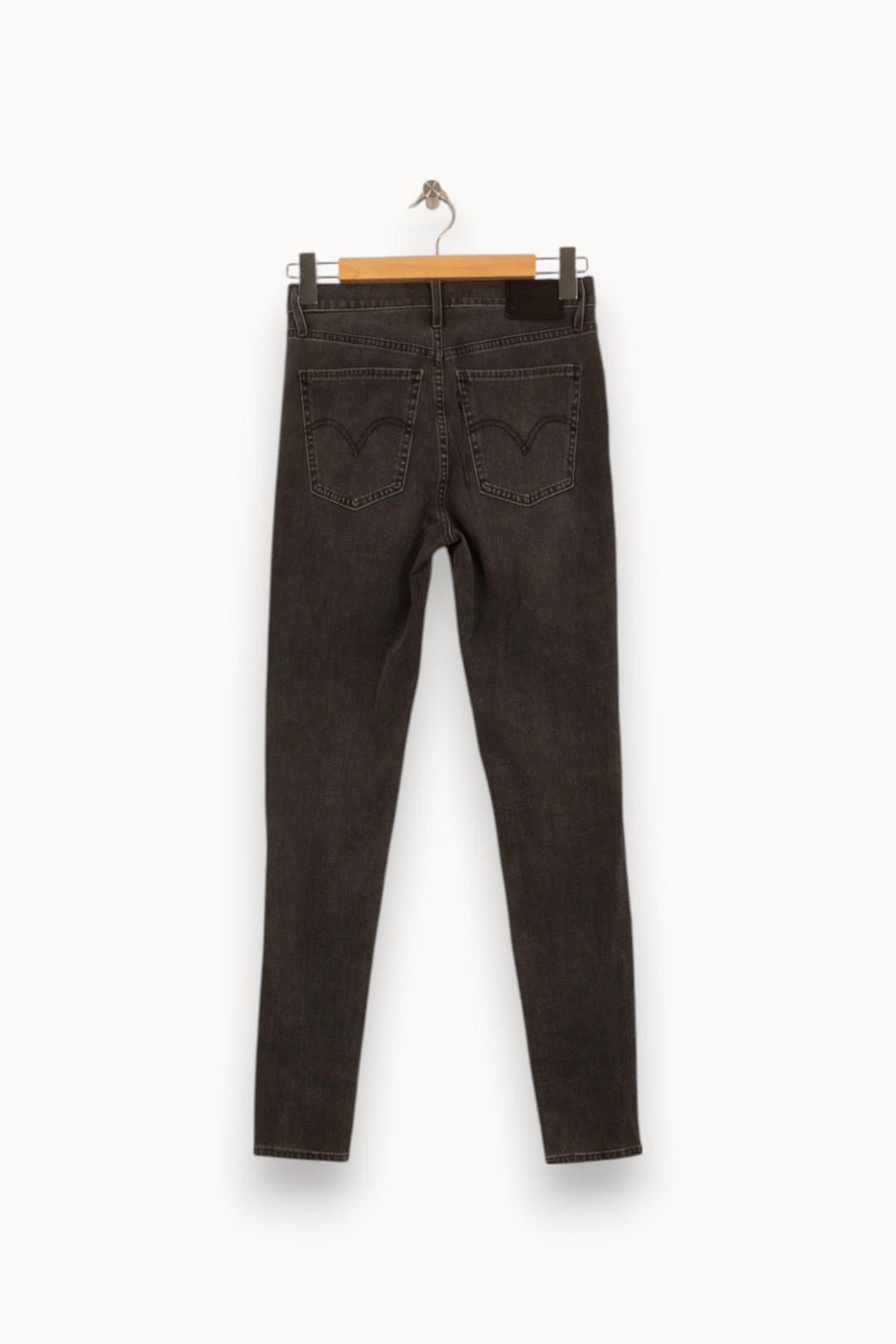 Jean Slim Gris - Taille S/36 de la marque Levi's | PARAD41899 - Vendu par Paradigme - Image 4