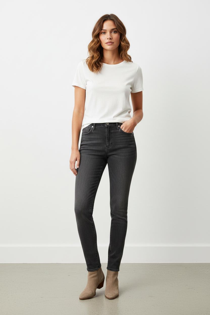 Jean Slim Gris - Taille S/36