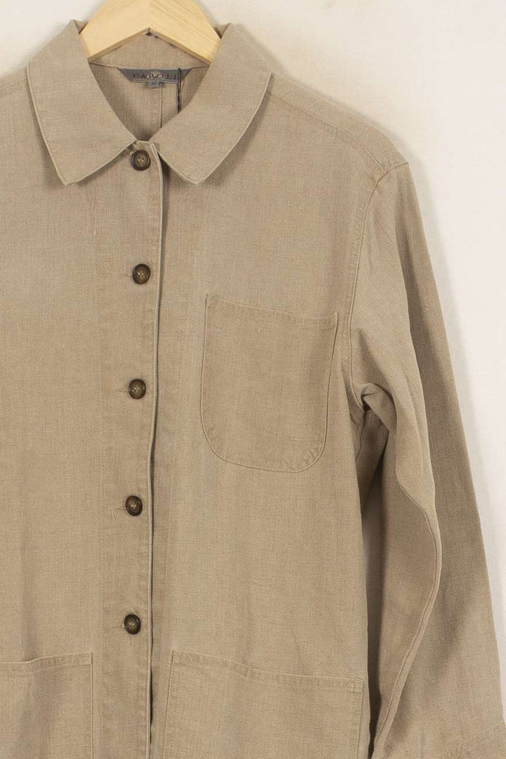 Veste Beige - Taille XL/42 de la marque Caroll | PARAD41901 - Vendu par Paradigme - Image 3