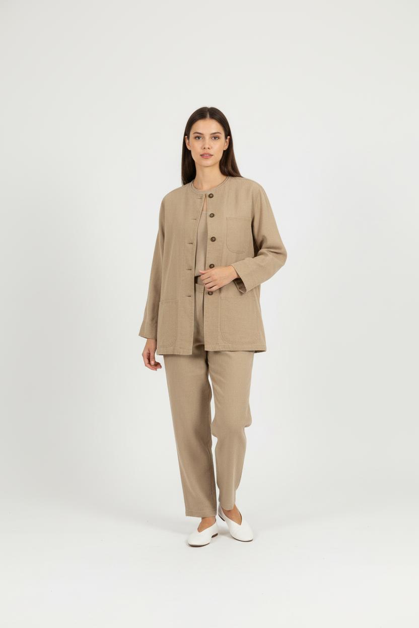 Veste Beige - Taille XL/42 de la marque Caroll | PARAD41901 - Vendu par Paradigme - Image 1