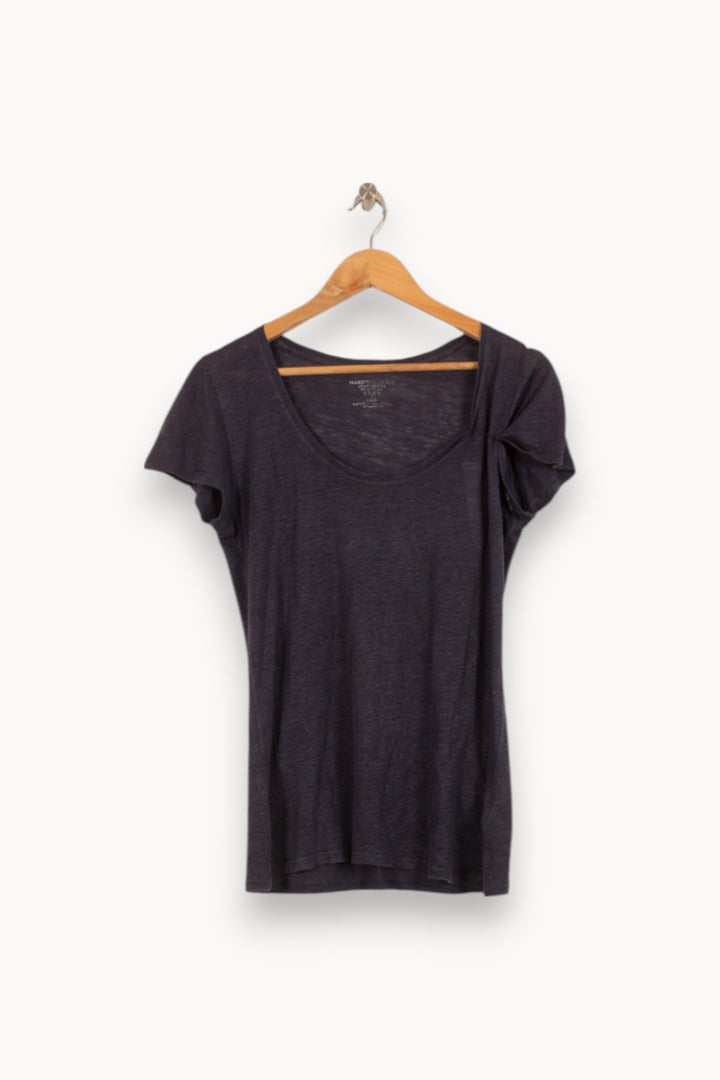 Tee-shirt Bleu - Taille M/38 de la marque Majestic Filatures | PARAD41903 - Vendu par Paradigme - Image 2