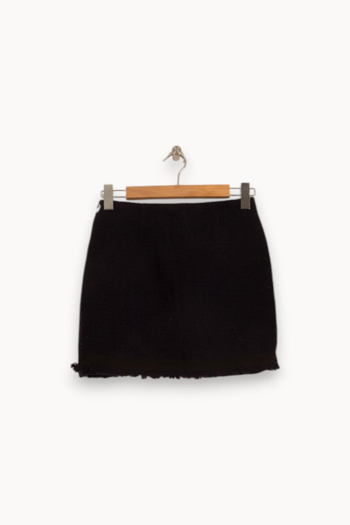Jupe Courte Noire - Taille S/36 de la marque Claudie Pierlot | PARAD41910 - Vendu par Paradigme - Image 4