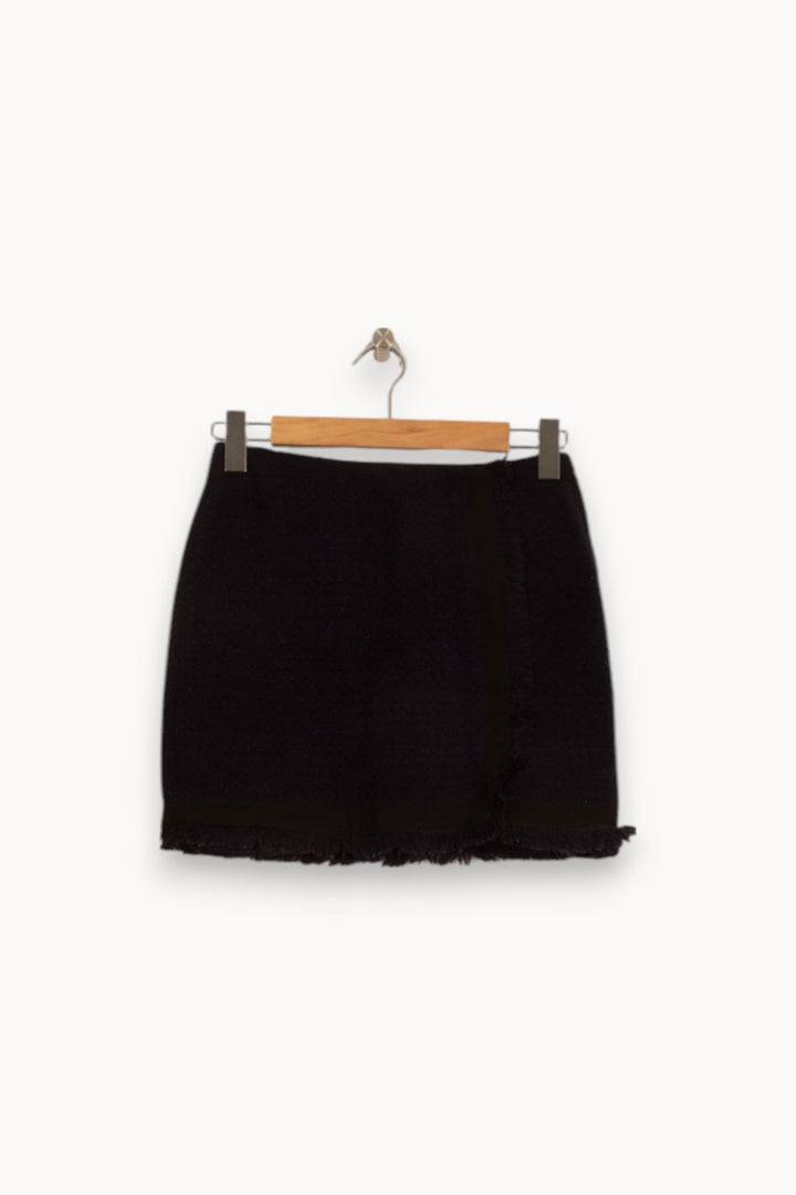 Jupe Courte Noire - Taille S/36 de la marque Claudie Pierlot | PARAD41910 - Vendu par Paradigme - Image 2