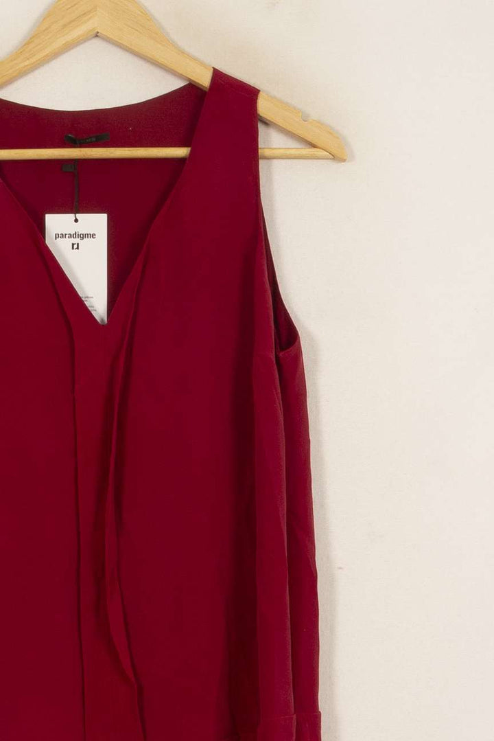 Robe Sans Manches Bordeaux - Taille L/40 de la marque IKKS | PARAD41915 - Vendu par Paradigme - Image 3